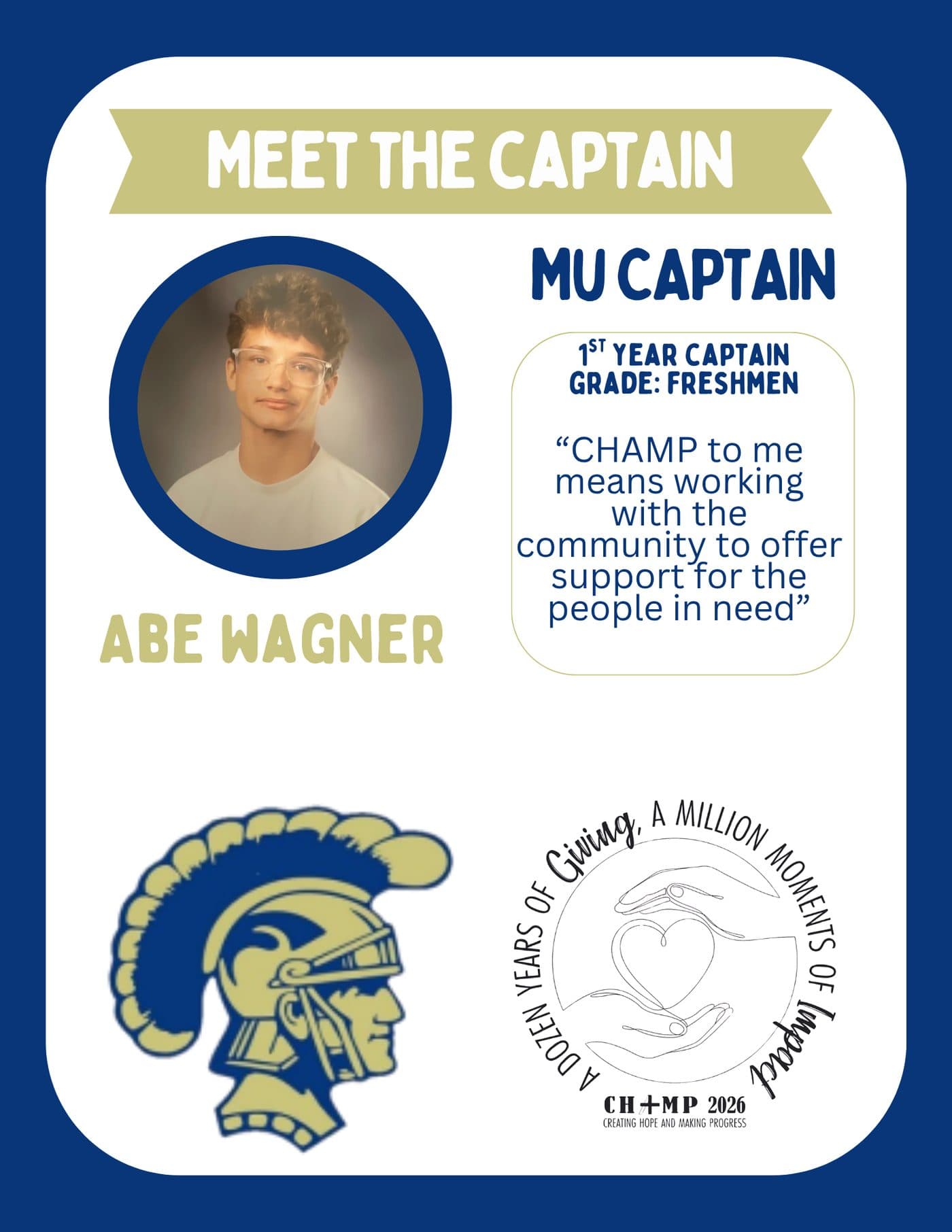 Abe Wagner, Mount Union CHAMP captain 2025