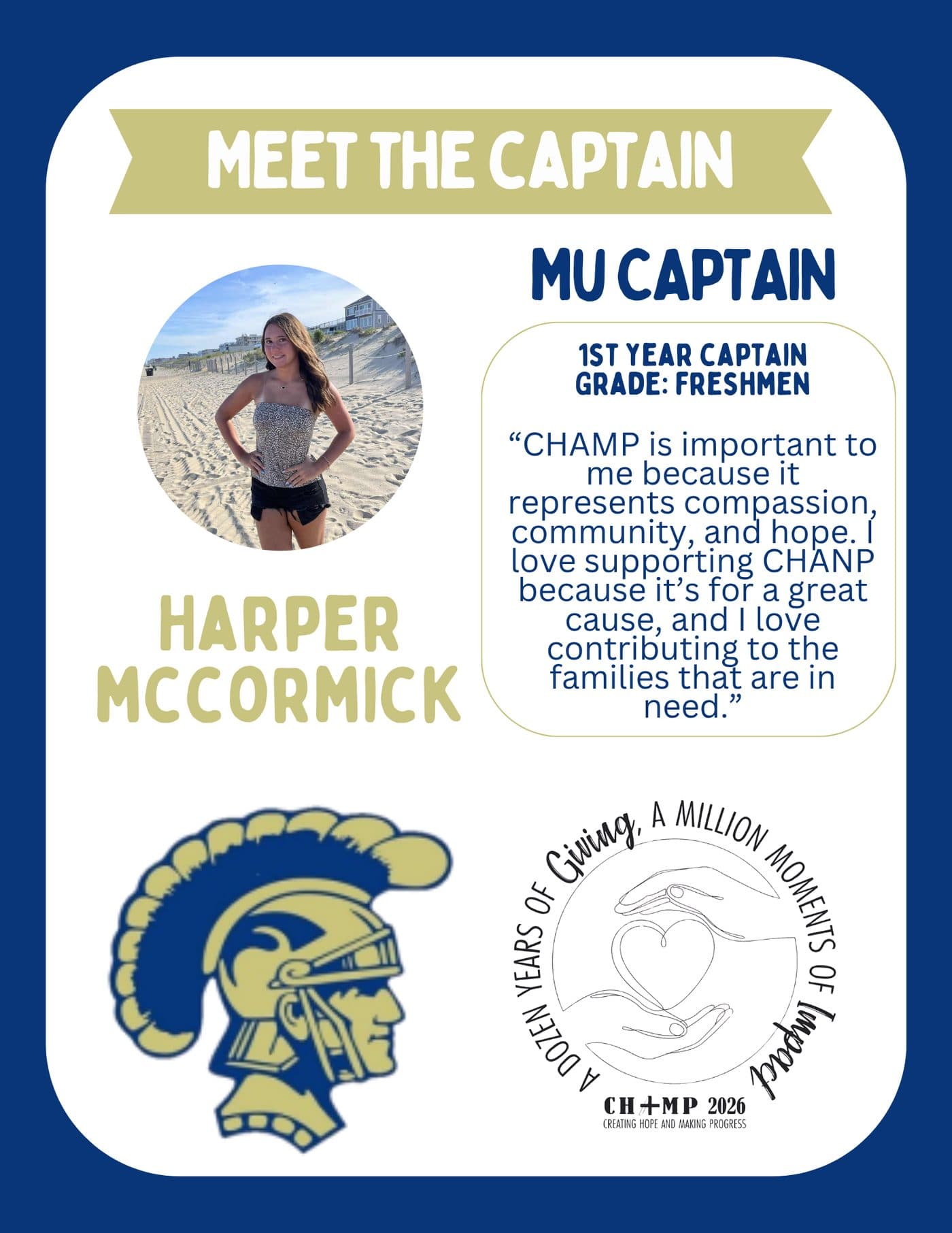 Harper McCormick, Mount Union CHAMP captain 2025