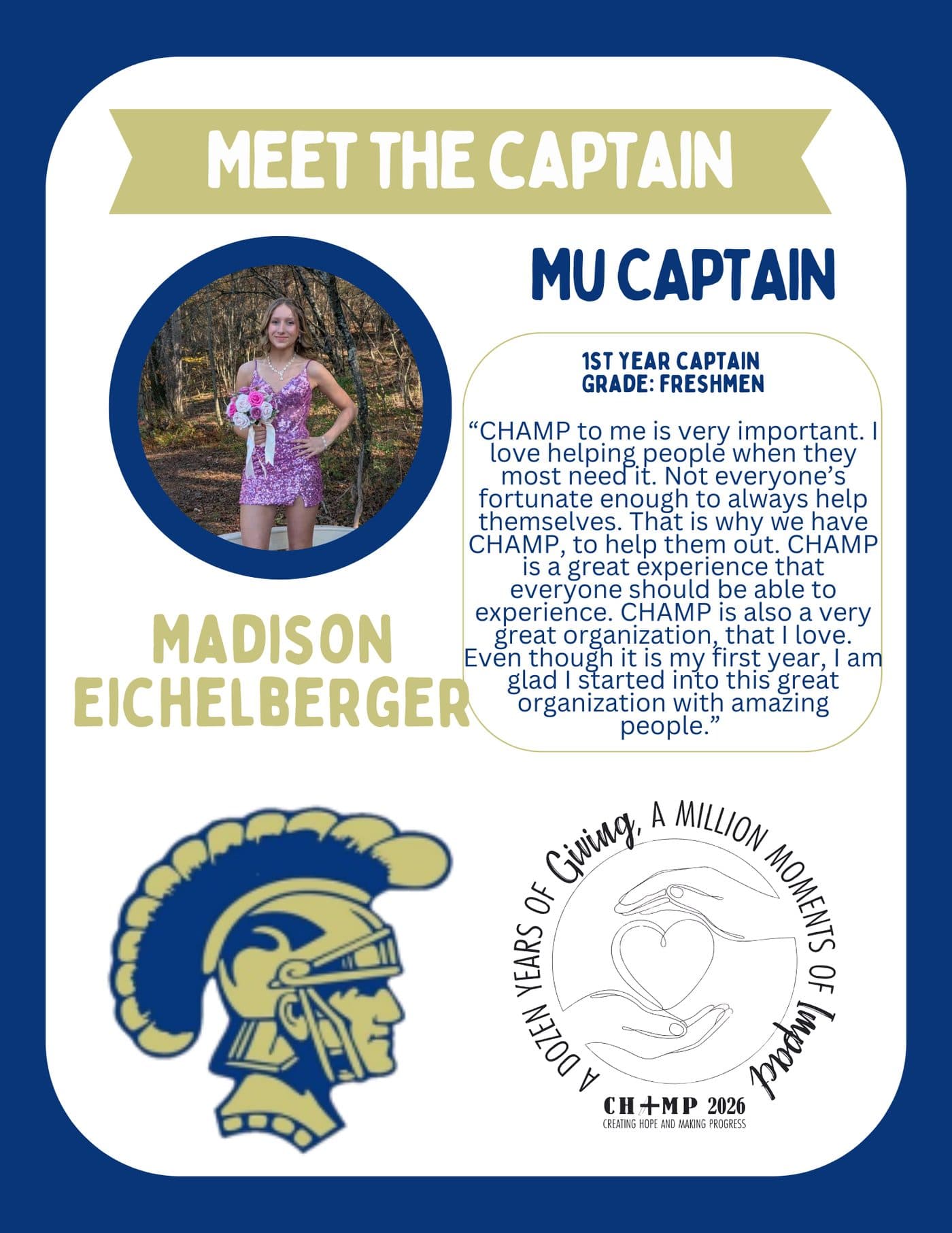 Madison Eichelberger, Mount Union CHAMP captain 2025