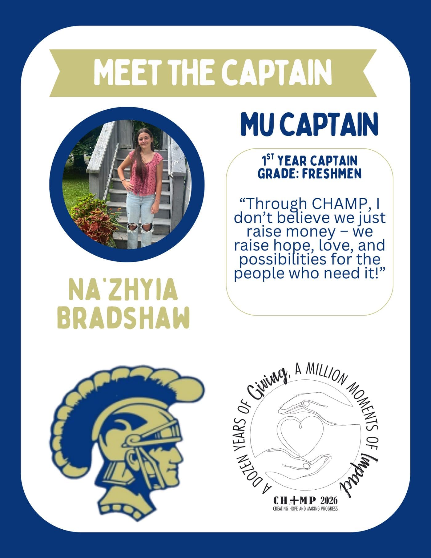 Na Zhyia, Mount Union CHAMP captain 2025